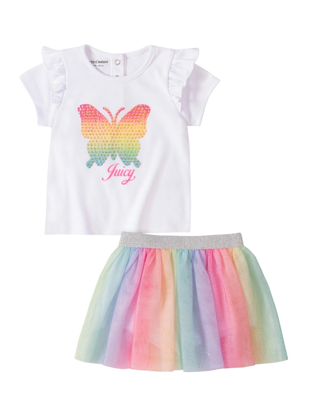 JUICY COUTURE BABY BUTTERFLY TOP &  TULLE SKIRT
